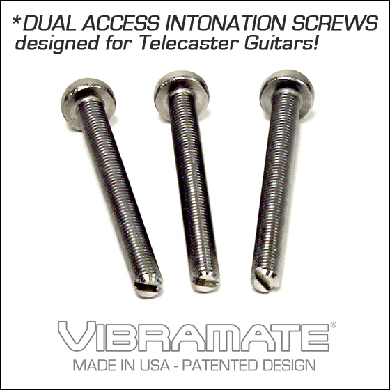 Vibramate Dual Access Intonation Screw Set